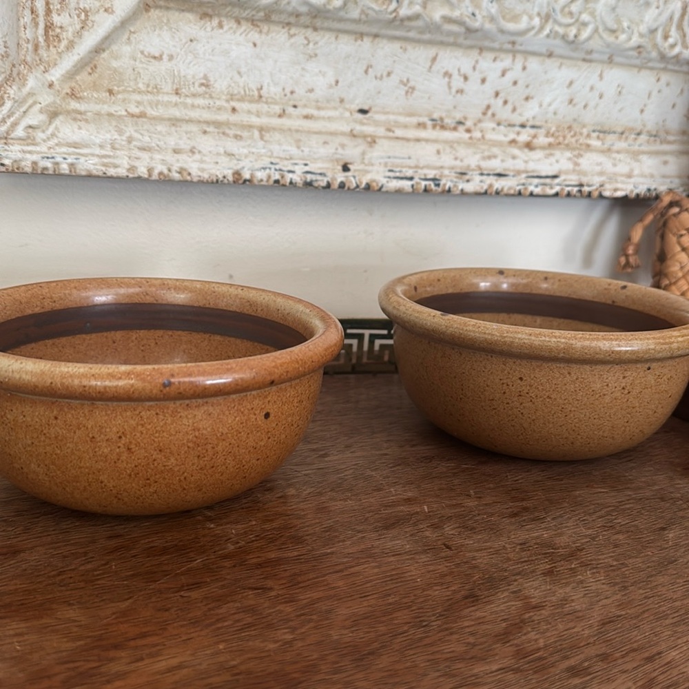 Lot of two BLT Bronzestone by Dansk bowls